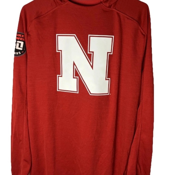 adidas Other - Nebraska Huskers Player Worn 50 Years of Husker Power L Shirt